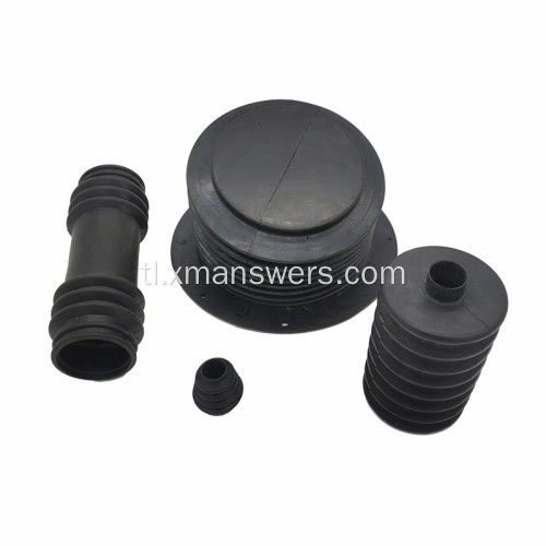 Custom na Rubber Expansion Joint Silicone Dust Cover Bellows